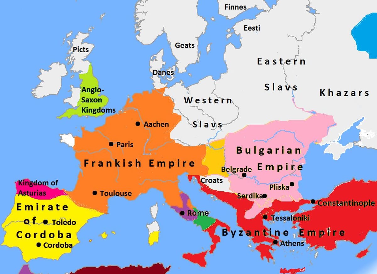 sofia Bulharsko mapa európy
