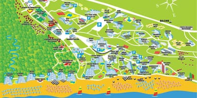 Mapa albena v Bulharsku