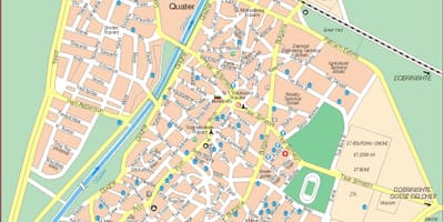 Bulharsko banskoštiavnickom mapu