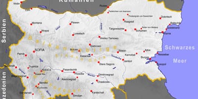 Mapa bulharský prímorské