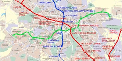Mapu Bulharska metro