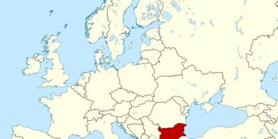 Mapa zobrazuje Bulharsko