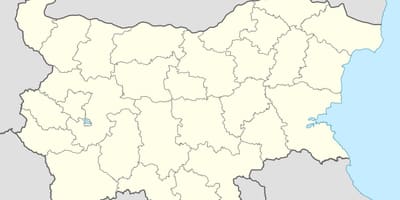 Mapu Bulharska vektorová mapa